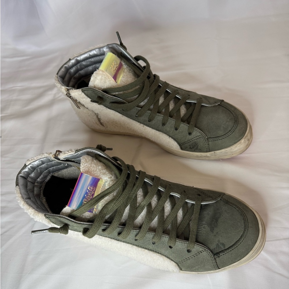 P448 Skate Wad High Top Sherpa Sneakers